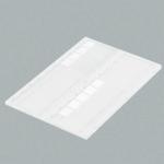 Plateau de présentation des lames en plastic