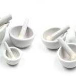 Mortier en porcelaine